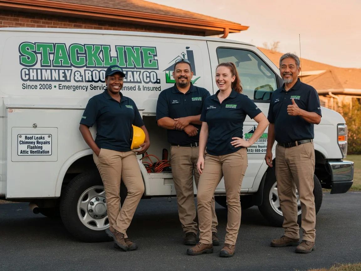 Chimney flashing repair company in Grant, LA